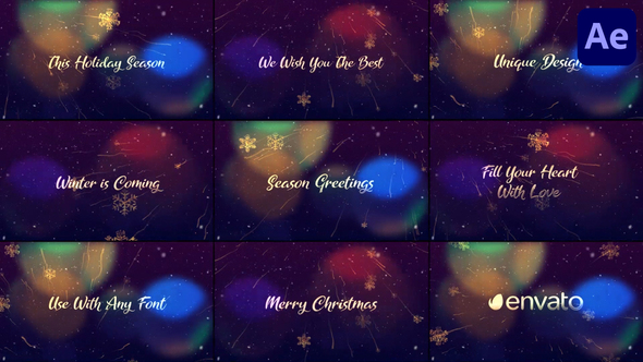Christmas Magic for After Effects