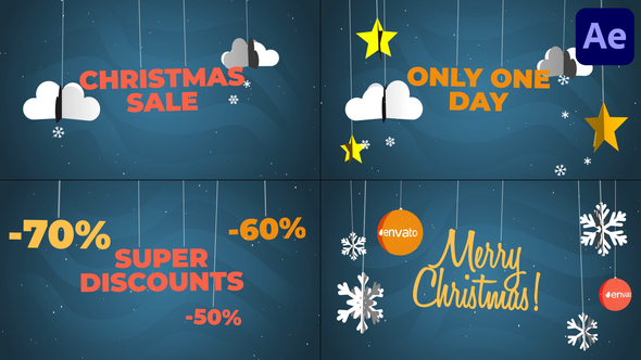 Christmas Sale Promo for After Effects