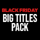 Black Friday Titles - VideoHive Item for Sale