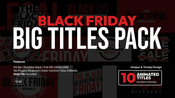 Black Friday Titles Titles template preview