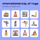 International Day of Yoga 95 Premium Filled Icons 