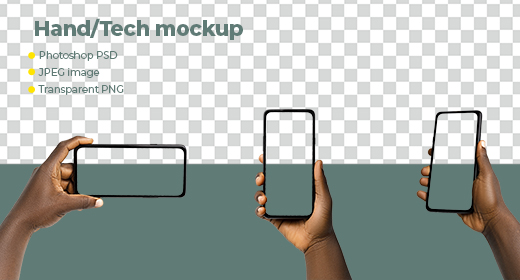 Hand-tech mockup