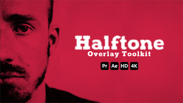 Halftone Overlay Toolkit Elements template preview