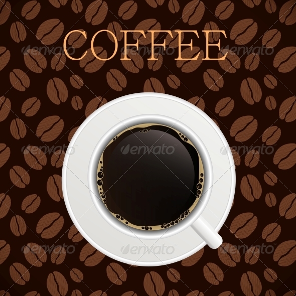 Coffee House Menu Template Vector Illustration - Food Objects