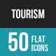 Tourism Flat Multicolor Icons 