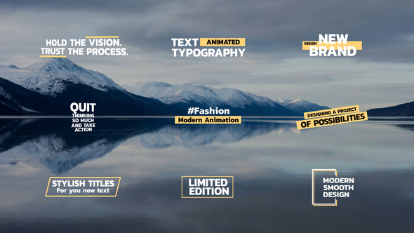 Bold Titles | After Effects Titles template preview