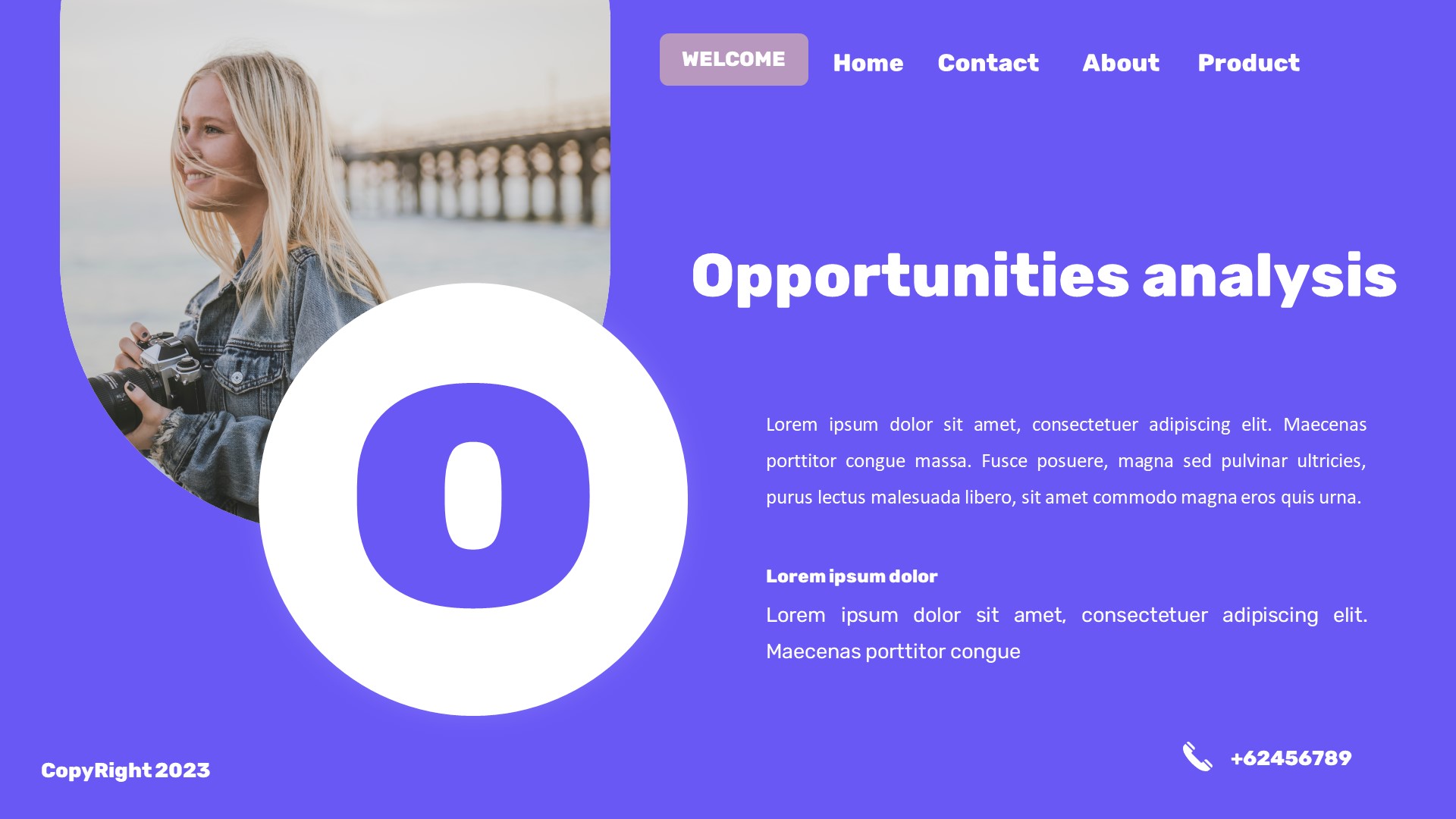 Jamano - Portfolio Photographer Photo Powerpoint Template, Presentation ...