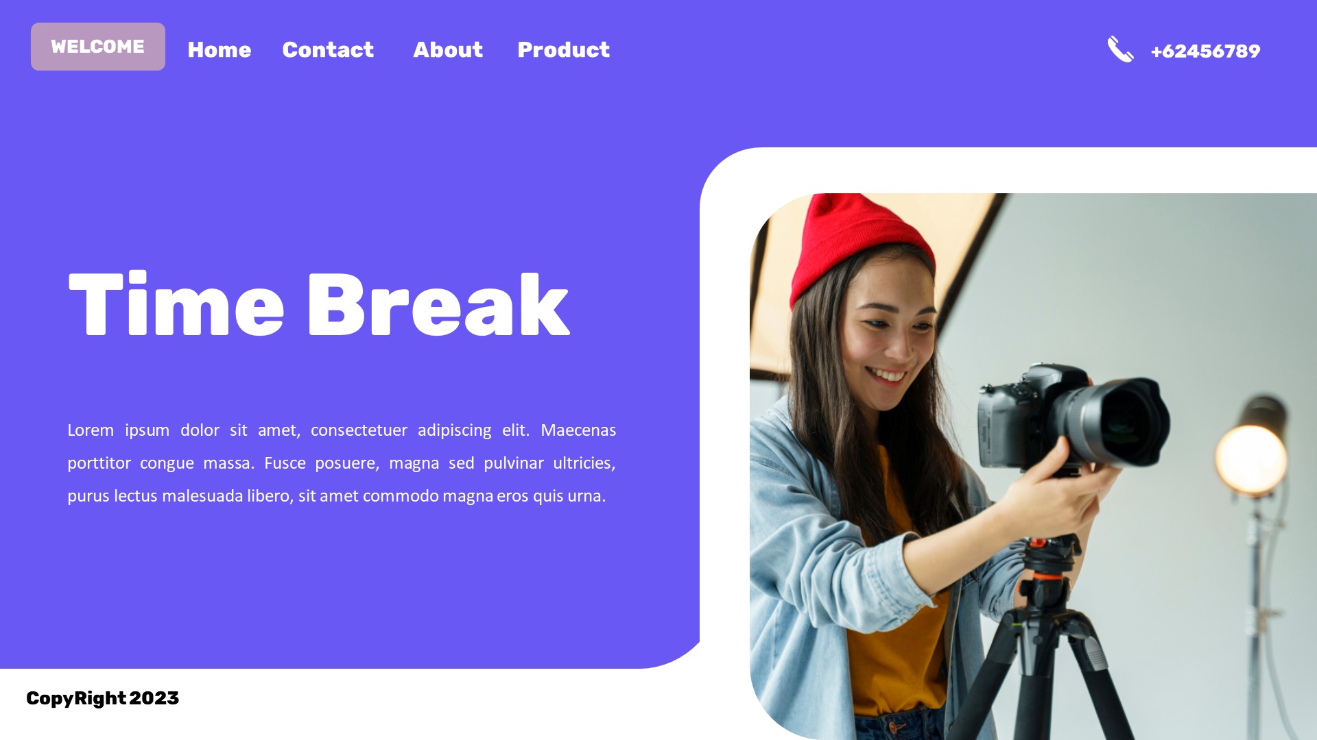 Jamano - Portfolio Photographer Photo Powerpoint Template, Presentation ...