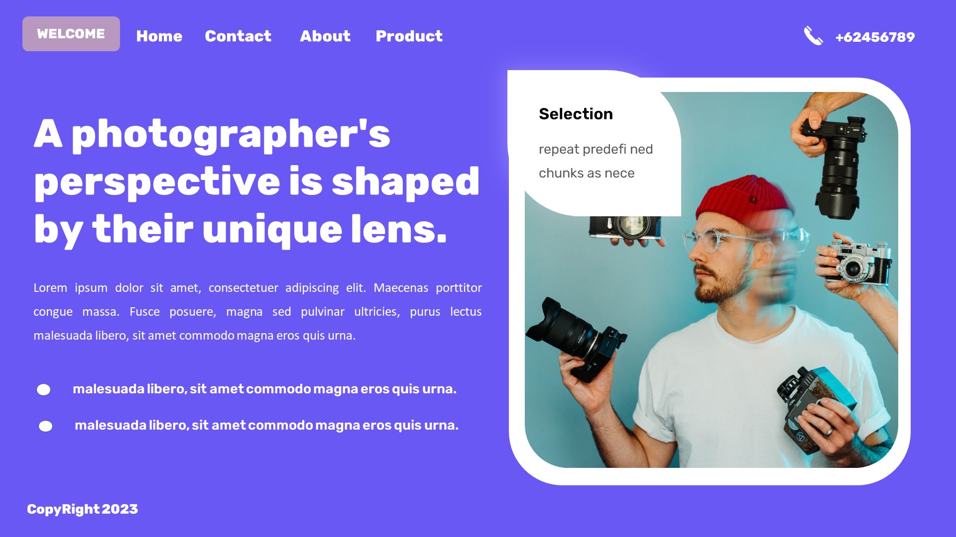 Jamano - Portfolio Photographer Photo Powerpoint Template, Presentation ...