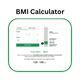 BMI Calculator- healthy range for Wordpress, Wix, Squarespace & Webflow Website. 