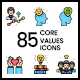 50 Gaming eCommerce Icons | Soothe Series 