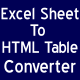 Excel Sheet to HTML Table Converter 