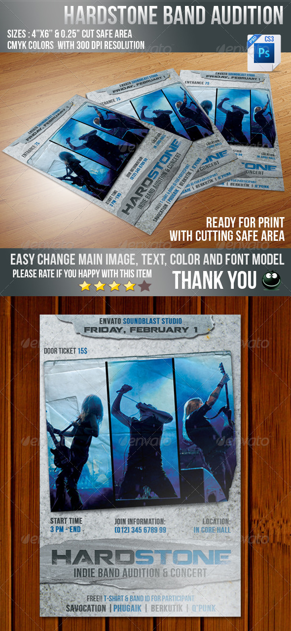 Hard Stone Flyer - Concerts Events