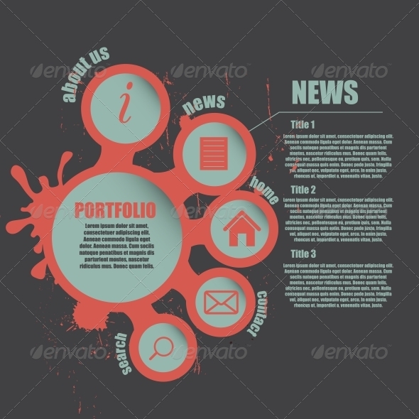 Abstract background with frame and flowers. Vecto - Concepts Business