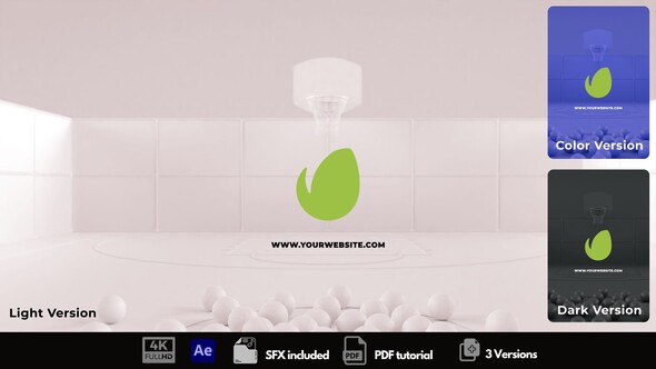 Basketball Logo Reveal Logo Stings template preview