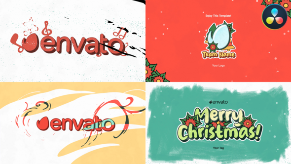 Christmas Logo | DaVinci Resolve
