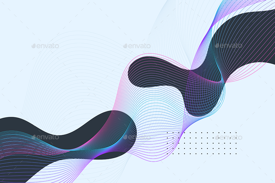 Grid Wave Abstract Vector Backgrounds, Graphics | GraphicRiver