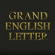 Grand English Letter