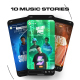 10 Music Stories - VideoHive Item for Sale