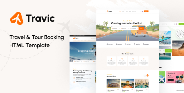 Travic - Tour & Travels Agency Template