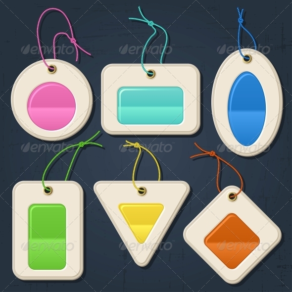 Set of colorful bubbles, stickers, labels, tags. - Retail Commercial / Shopping