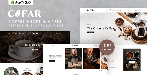 Cofar – Coffee Shops & Cafes Shopify 2.0 Theme