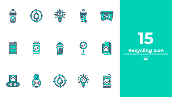 Recycling Icon After Effects