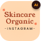 Skincare Organic Social Media Template AI