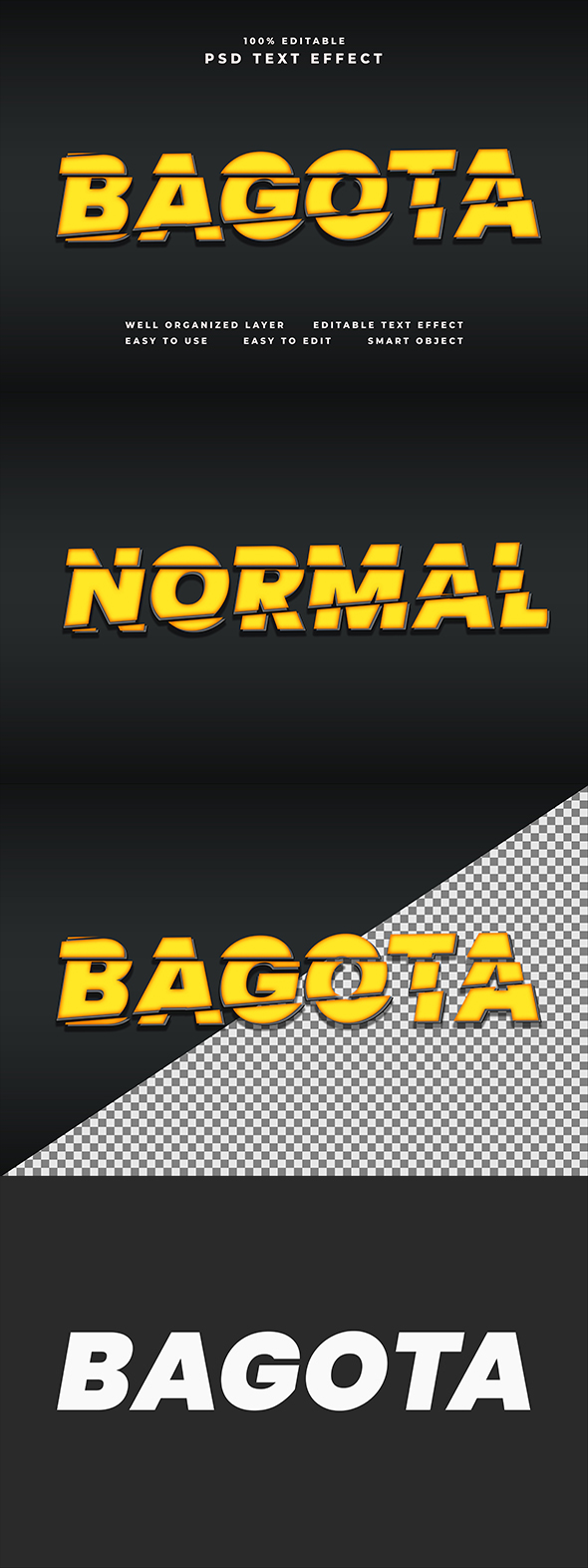 Bagota Text Effect