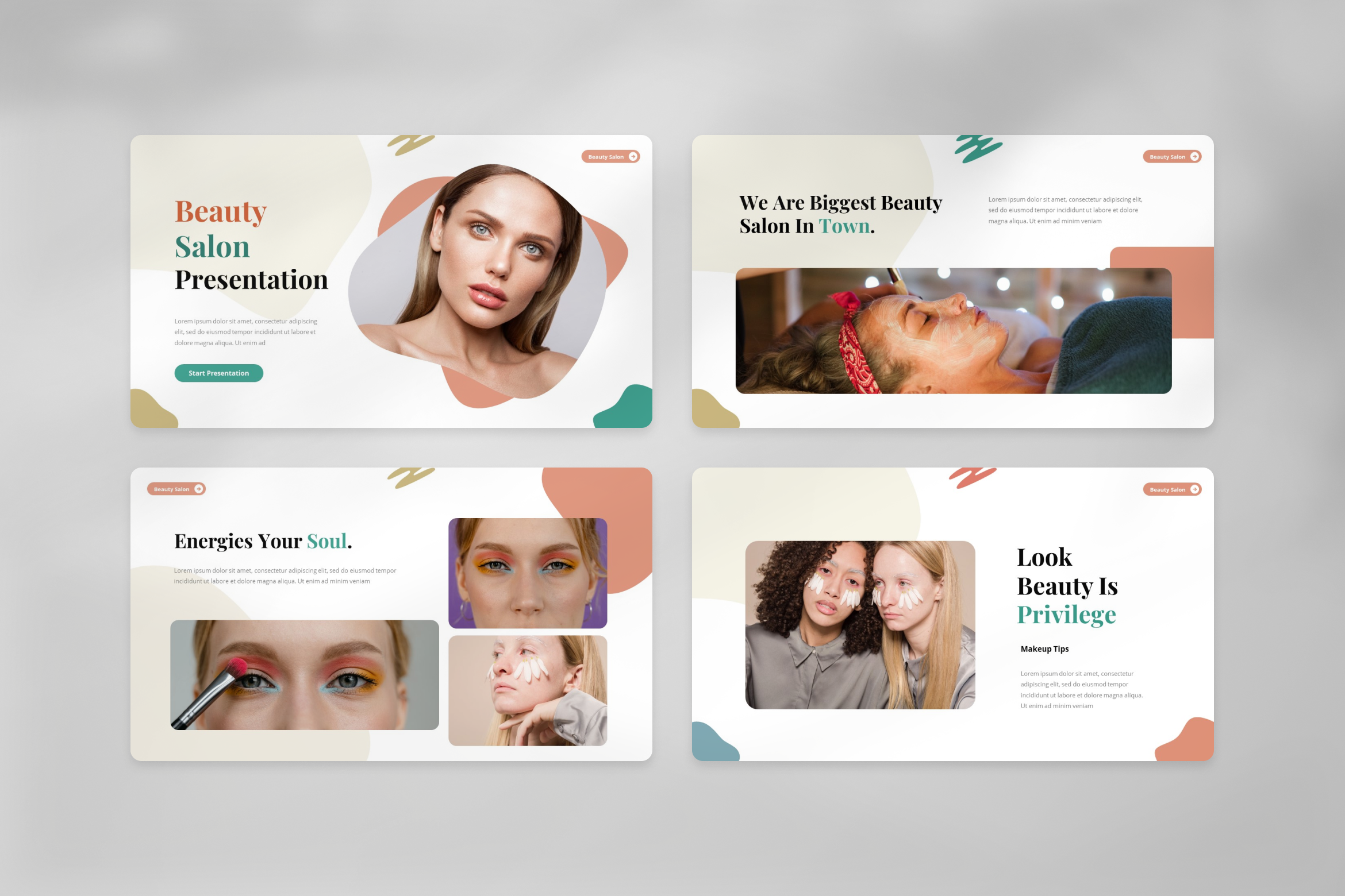 Larisa - Beauty Salon PowerPoint, Presentation Templates | GraphicRiver