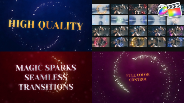Magic Sparks Seamless Transitions | FCPX