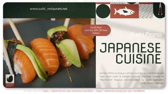 Japanese Cuisine - Asian Kitchen Promo
