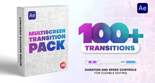 Multiscreen Transitions | Multiscreen Pack & Kids | After Effects
