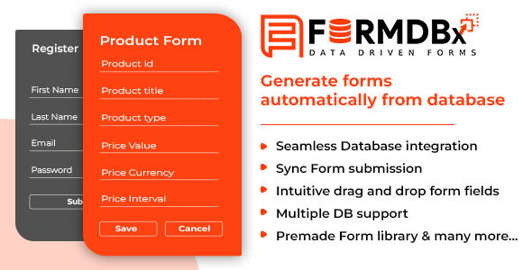 FormDBx   Advanced DB Form Generator WP plugin