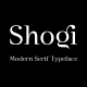 Shogi - Modern Serif Font