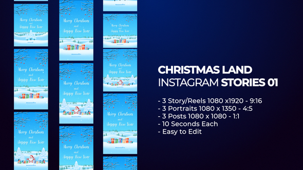 Christmas Land Instagram Stories 01