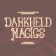 Darkheld Magics Halloween Display Typeface