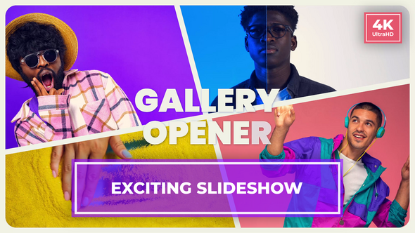 Exciting Colorful Slideshow || Multiscreen Gallery Opener