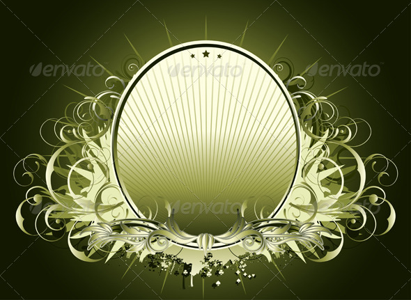 Floral Frame - Flourishes / Swirls Decorative