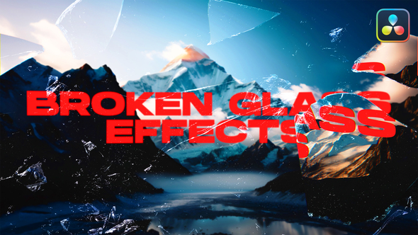 Broken Glass Effects VOL. 1 | DaVinci Resolve