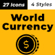 World Currency Icon Pack
