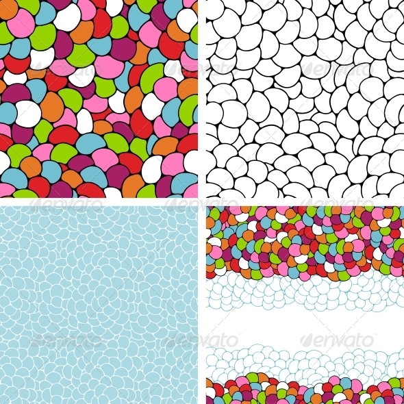Seamless Abstract Hand-Drawn Pattern - Patterns Decorative