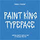 Paint King Dripping Graffiti Display Font