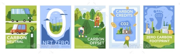 Brochure or Poster of Net Zero Emissions Carbon