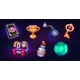 Game Ancient Gui Objects Cartoon Props Icons with