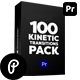 Kinetic Transitions Pack for Premiere Pro - VideoHive Item for Sale