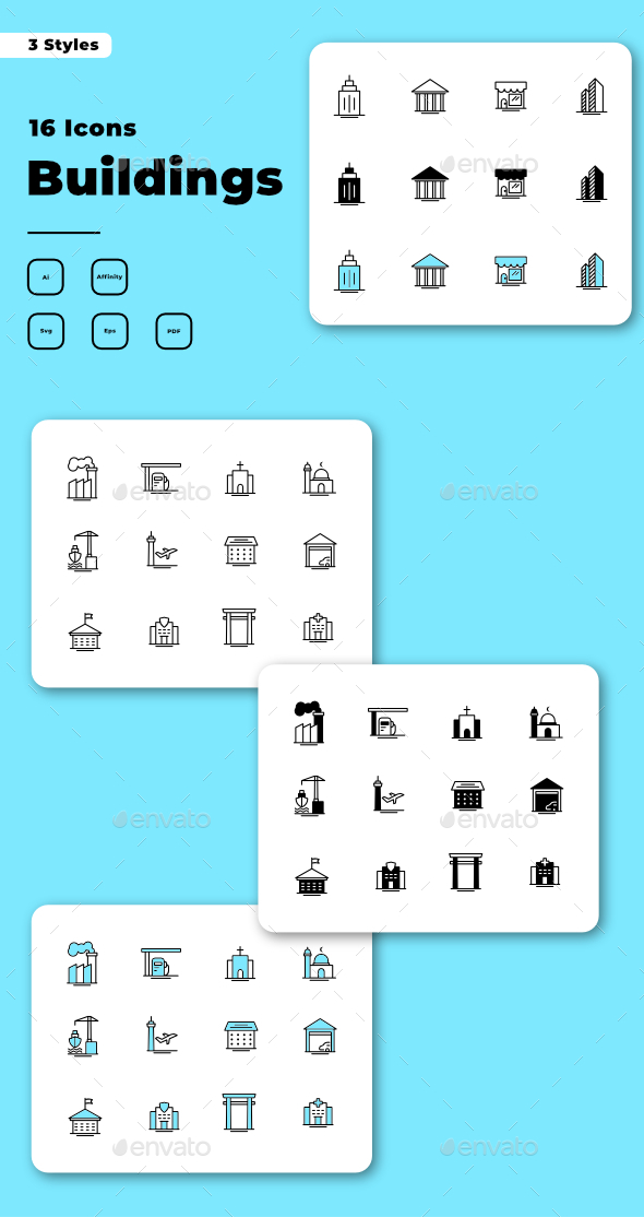 [DOWNLOAD]Buildings Icon Pack