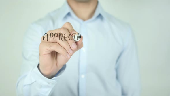 Appreciate Everything That You Have, Writing On Transparent Screen alt