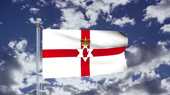 Northern Ireland Flag Waving alt