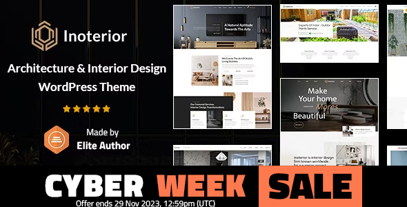Inoterior - Architecture & Interior Designer WordPress Theme + RTL